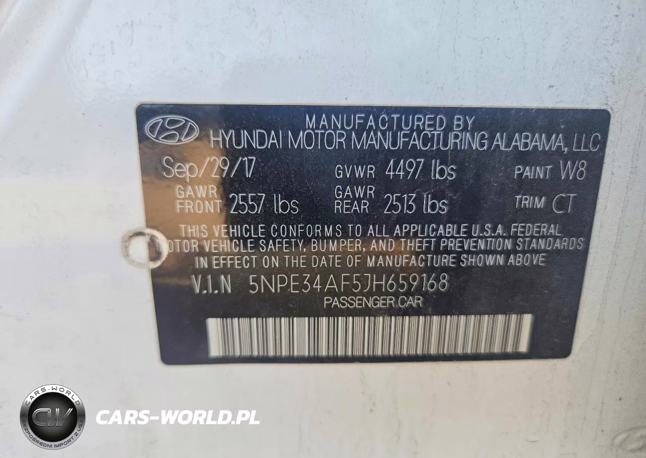 2018 Hyundai Sonata Limited VIN:5NPE34AF5JH659168 - 13