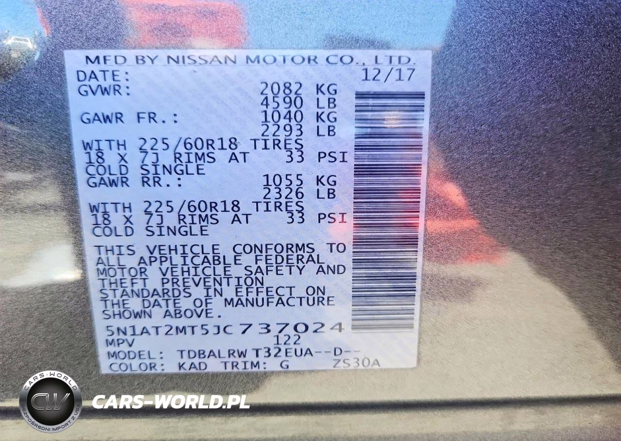 2018 Nissan Rogue Sl VIN:5N1AT2MT5JC737024 - 13