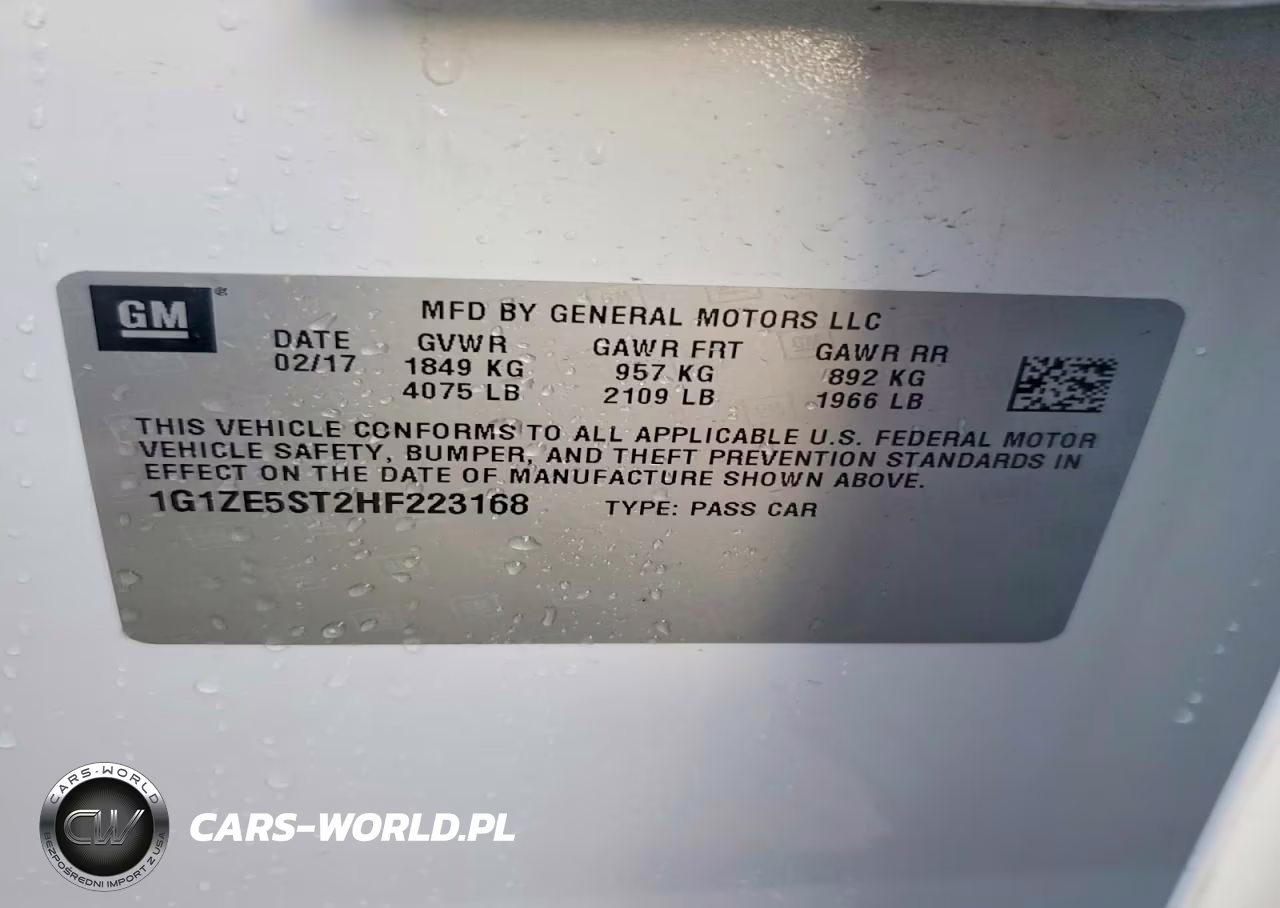 2017 Chevrolet Malibu Lt VIN:1G1ZE5ST2HF223168 - 12