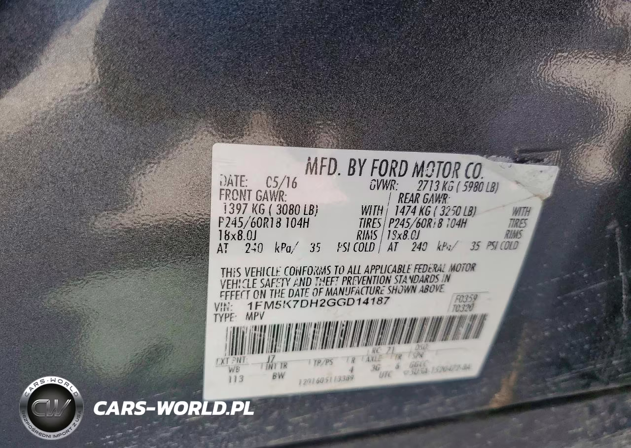 2016 Ford Explorer VIN:1FM5K7DH2GGD14187 - 13