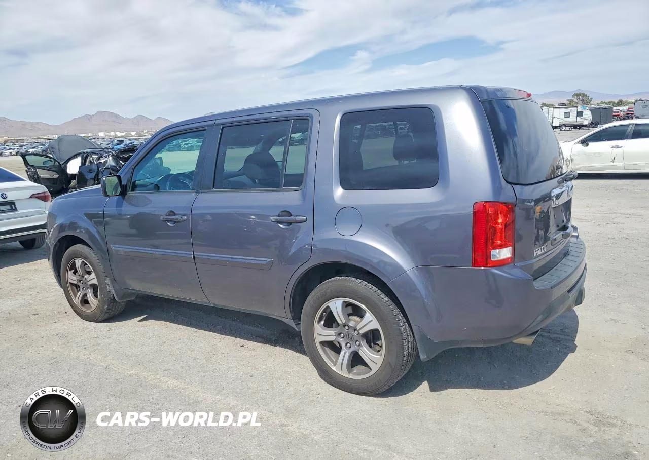 2015 Honda Pilot Se VIN:5FNYF3H39FB035101 - 2