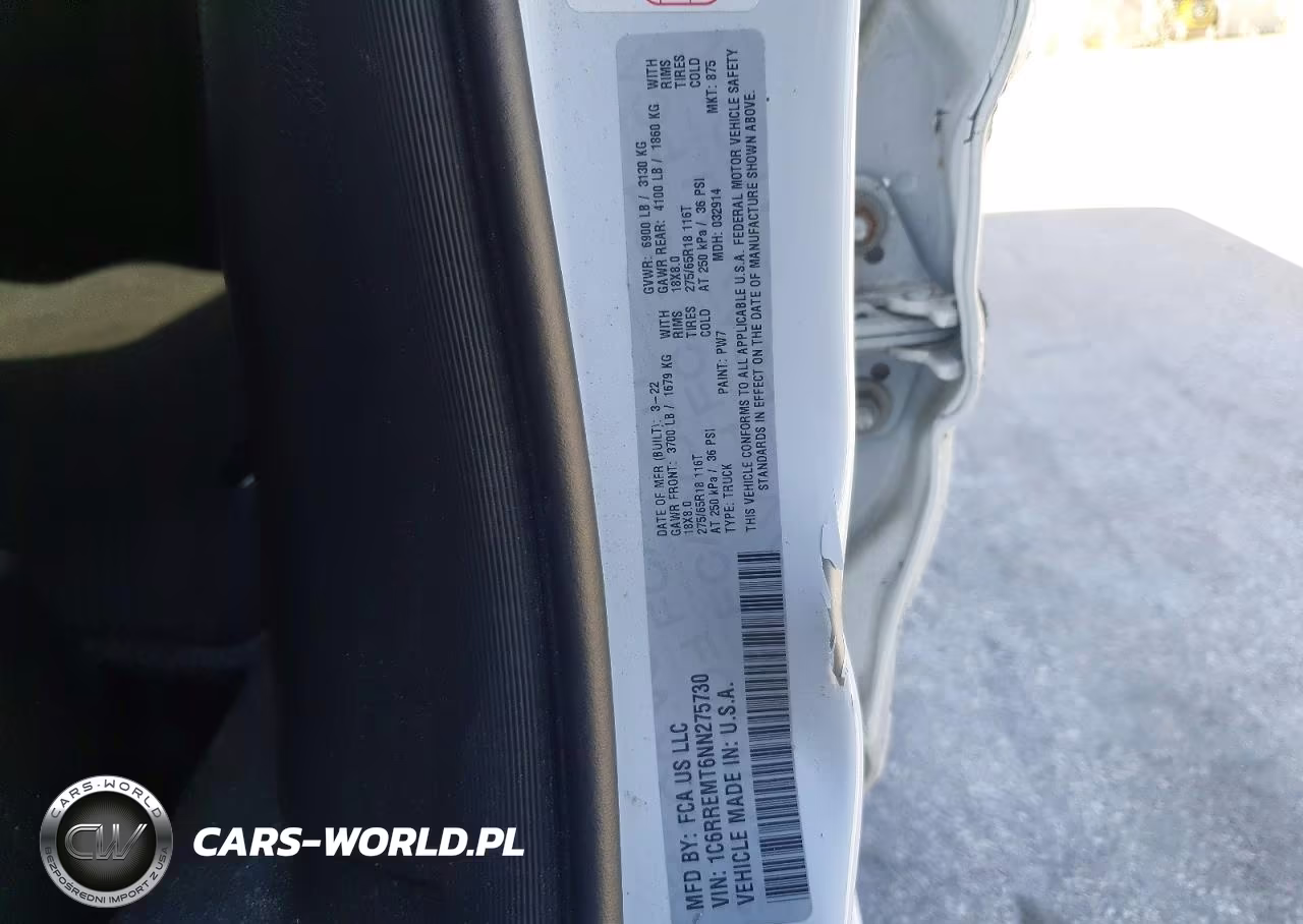 2022 Ram 1500 Big Horn VIN:1C6RREMT6NN275730 - 13