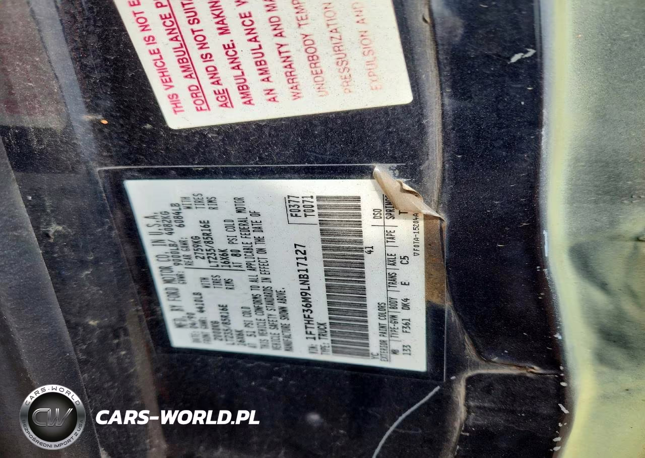 1990 Ford F350 VIN:1FTHF36M9LNB17127 - 12