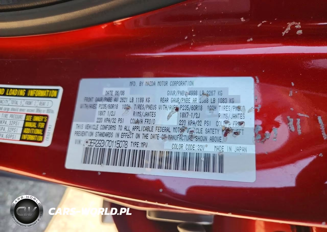 2007 Mazda Cx-7 VIN:JM3ER293X70115078 - 12