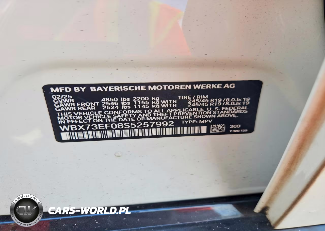 2025 BMW X1 xDrive28I VIN:WBX73EF08S5257992 - 13