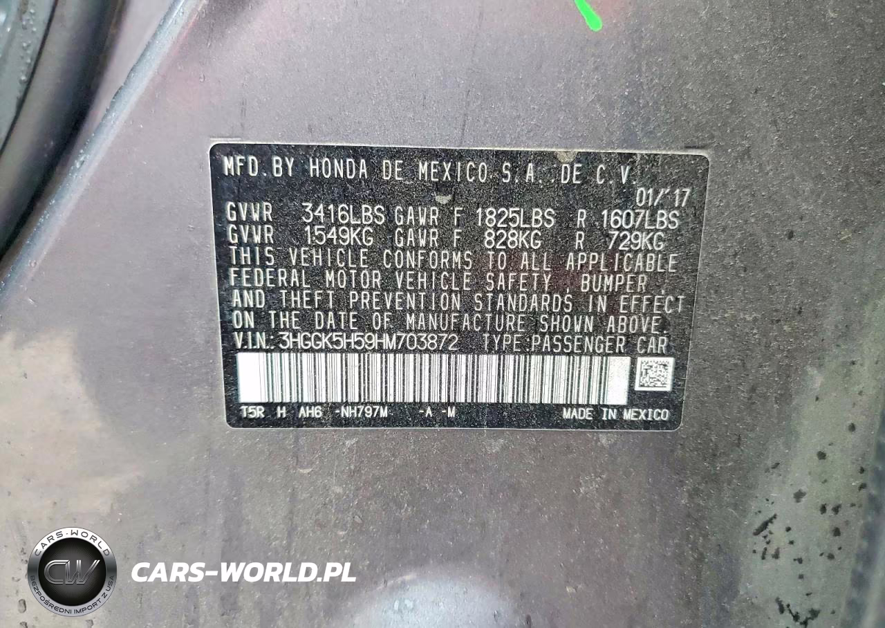 HONDA FIT VIN:3HGGK5H59HM703872 - 13