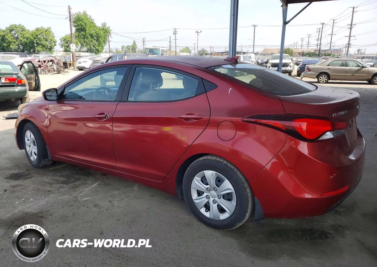 2016 Hyundai Elantra Se VIN:5NPDH4AE5GH778612 - 2