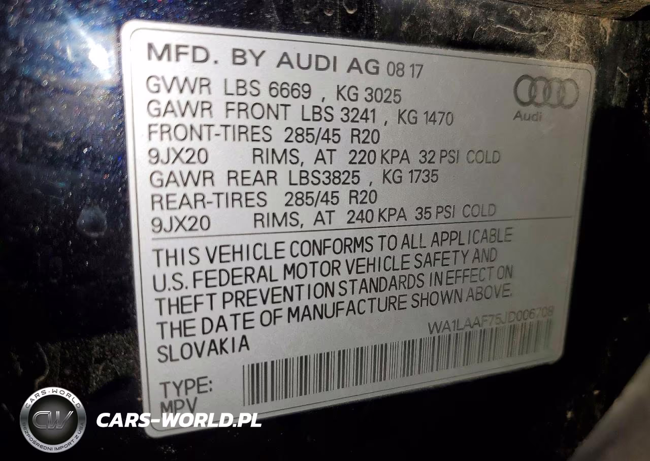 2018 Audi Q7 Premium Plus VIN:WA1LAAF75JD006708 - 13