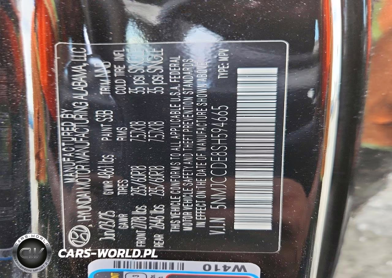 2025 Hyundai Tucson Sel VIN:5NMJCCDE8SH594665 - 13