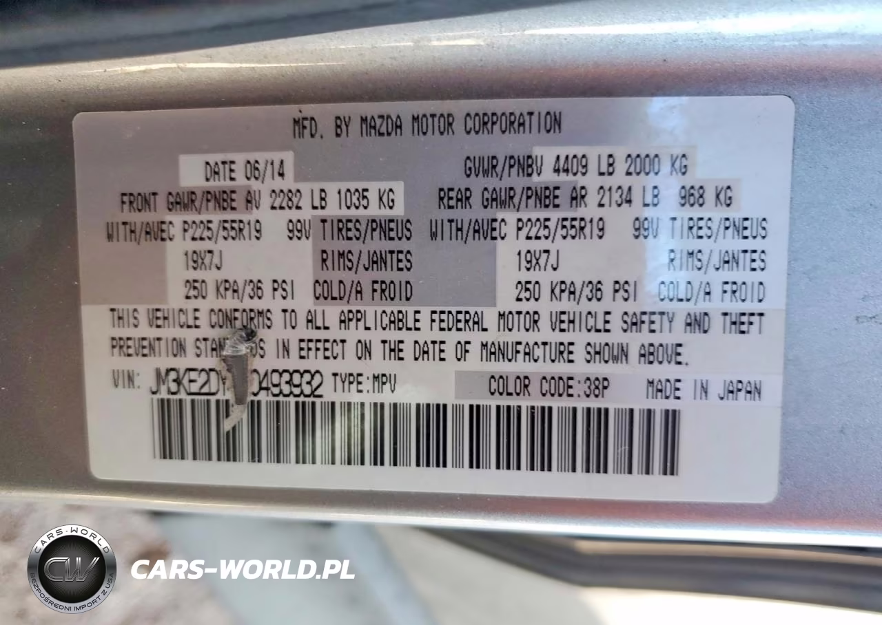 2015 Mazda Cx-5 Gt VIN:JM3KE2DY4F0493932 - 14