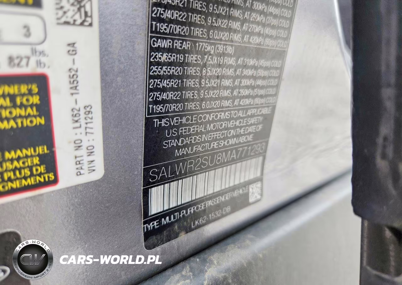 2021 Land Rover Range Rover Sport Hse Silver Edition VIN:SALWR2SU8MA771293 - 13