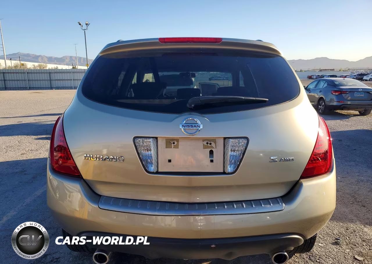 2007 Nissan Murano S VIN:JN8AZ08W27W627040 - 6