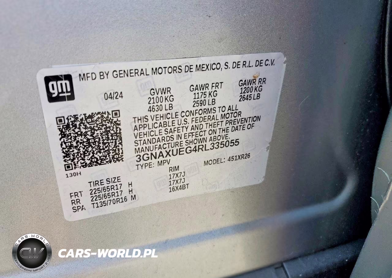 2024 Chevrolet Equinox Lt VIN:3GNAXUEG4RL335055 - 13