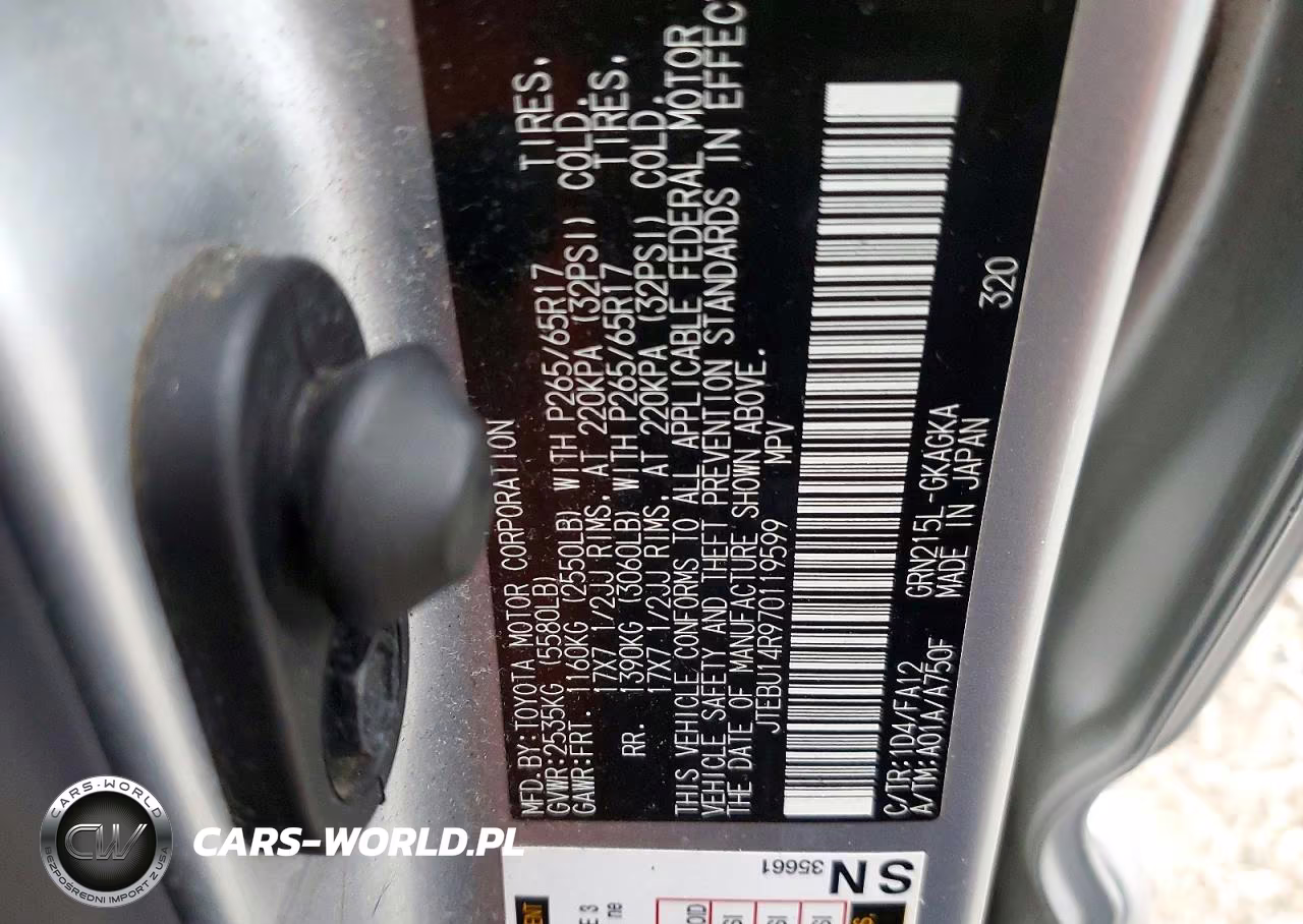 2007 Toyota 4Runner Sr5 VIN:JTEBU14R970119599 - 13