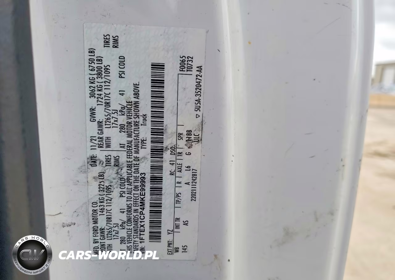 2021 Ford F150 Super Cab VIN:1FTEX1CP4MKE99993 - 13