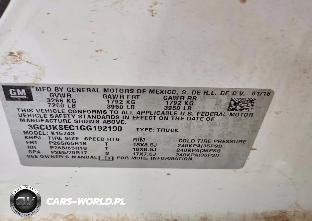 2016 Chevrolet Silverado K1500 Ltz VIN:3GCUKSEC1GG192190 - 13