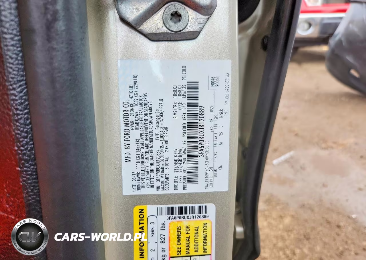 2018 Ford Fusion Titanium VIN:3FA6P0RUXJR120889 - 12