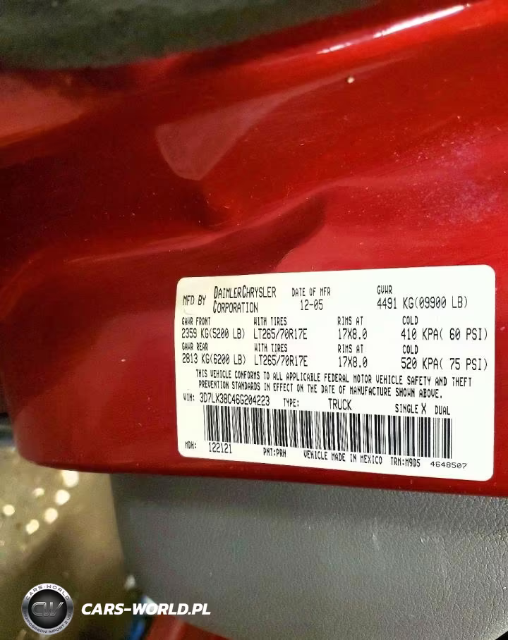2006 Dodge Ram 3500 St VIN:3D7LX38C46G204223 - 13