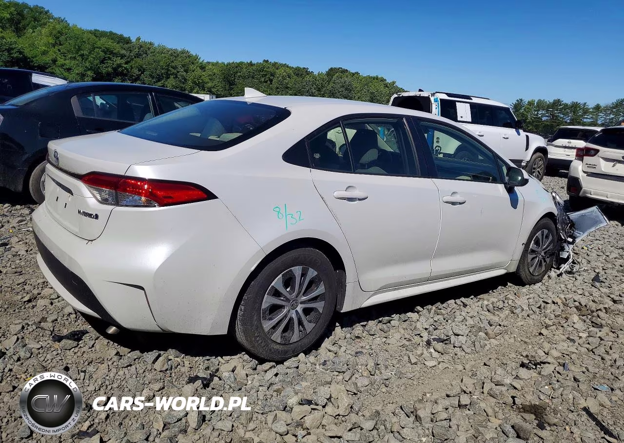 2022 Toyota Corolla Le VIN:JTDEAMDE9N3008250 - 3