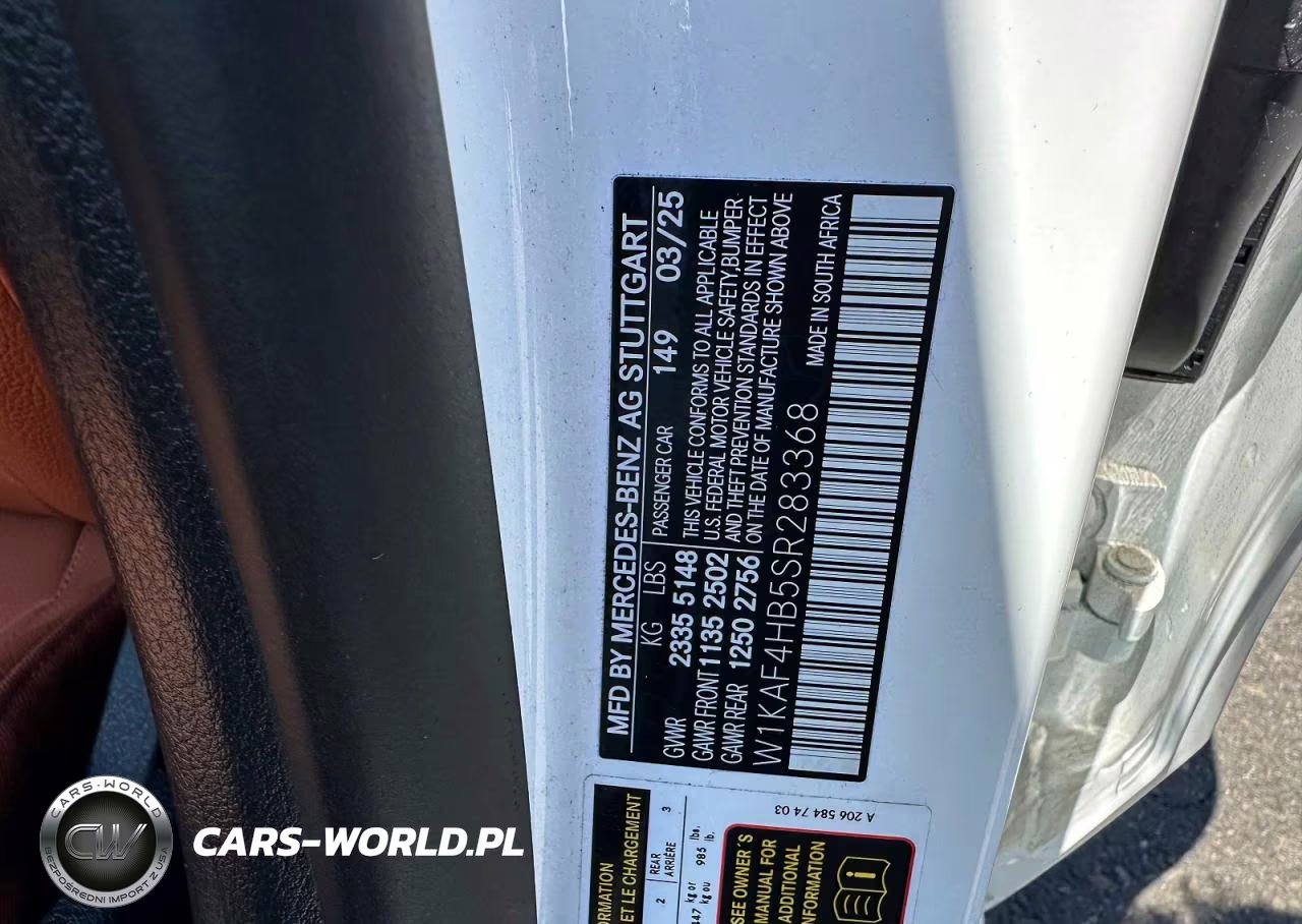2025 Mercedes-Benz C 300 4Matic VIN:W1KAF4HB5SR283368 - 10