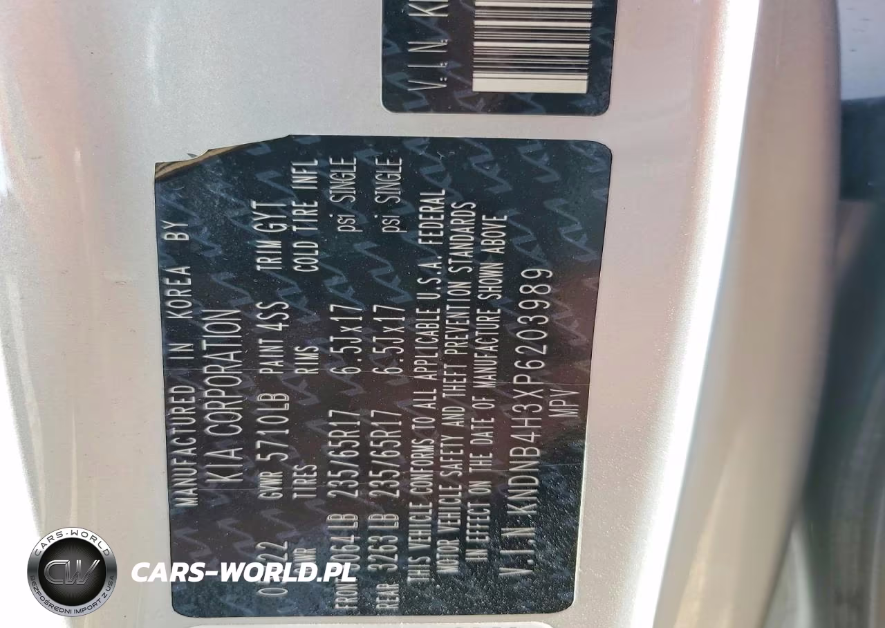 2023 Kia Carnival Lx VIN:KNDNB4H3XP6203989 - 13