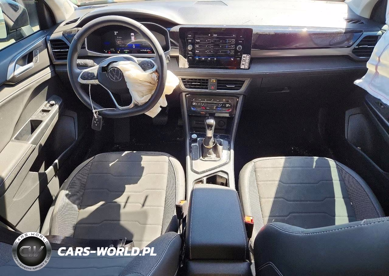 2025 Volkswagen Taos Se Black VIN:3VV3C7B22SM055689 - 8