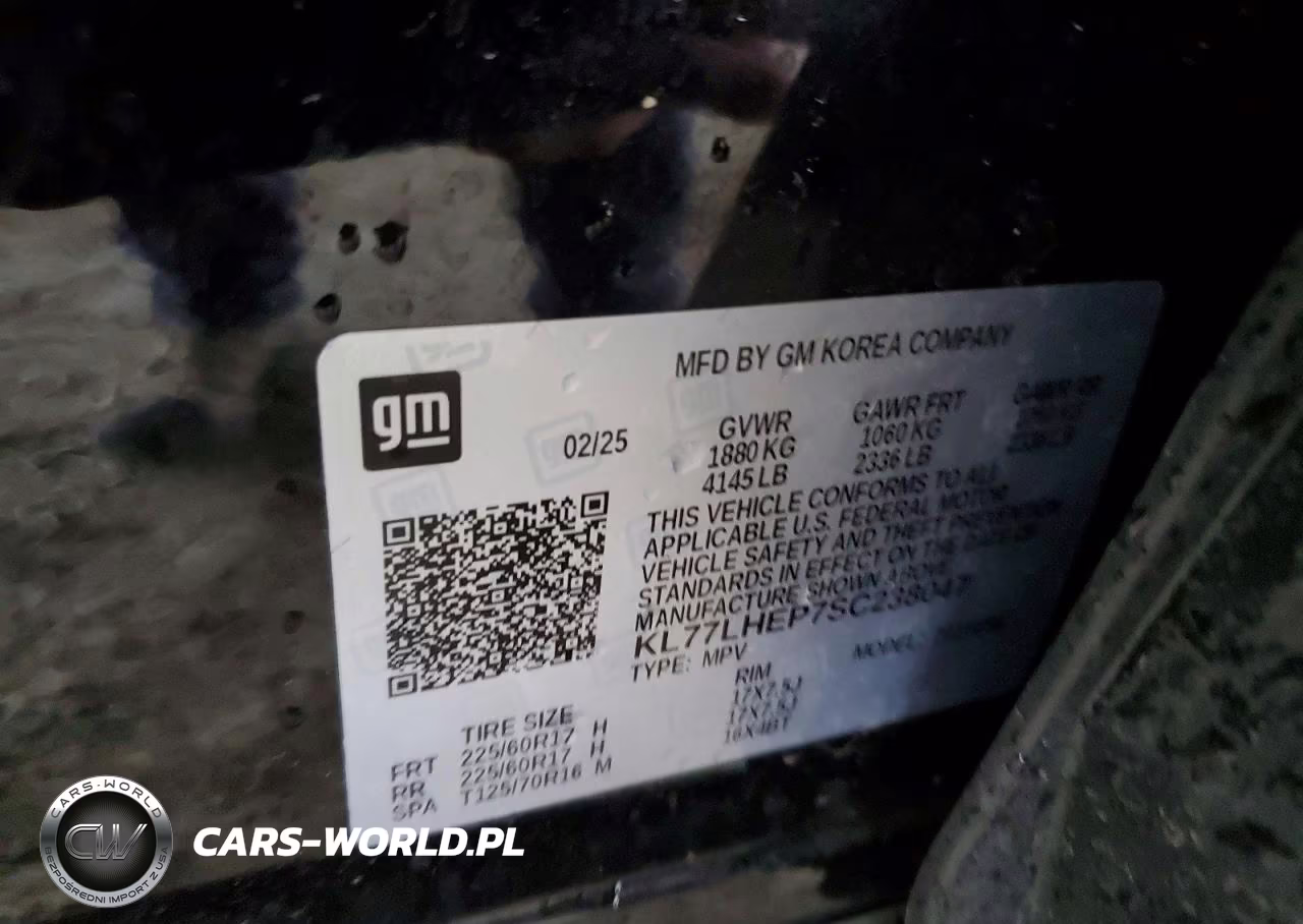 2025 Chevrolet Trax Fwd Lt VIN:KL77LHEP7SC238047 - 13