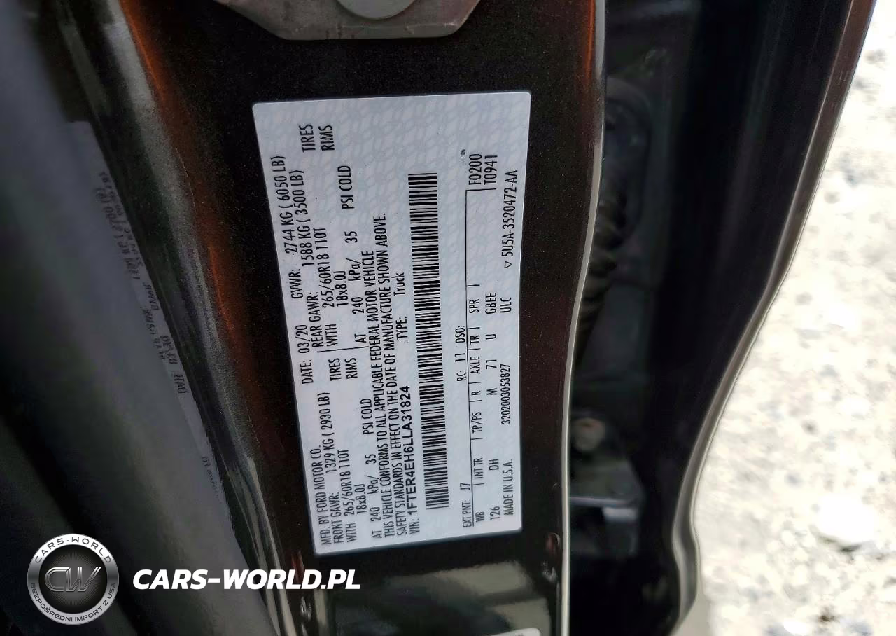 2020 Ford Ranger Xl VIN:1FTER4EH6LLA31824 - 12