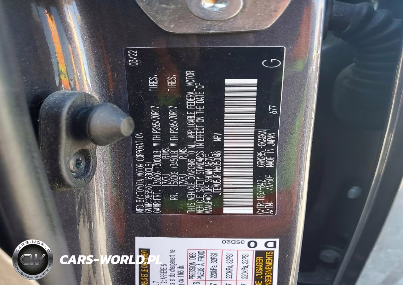 2022 Toyota 4Runner Sr5 VIN:JTEMU5JR1N6050048 - 13