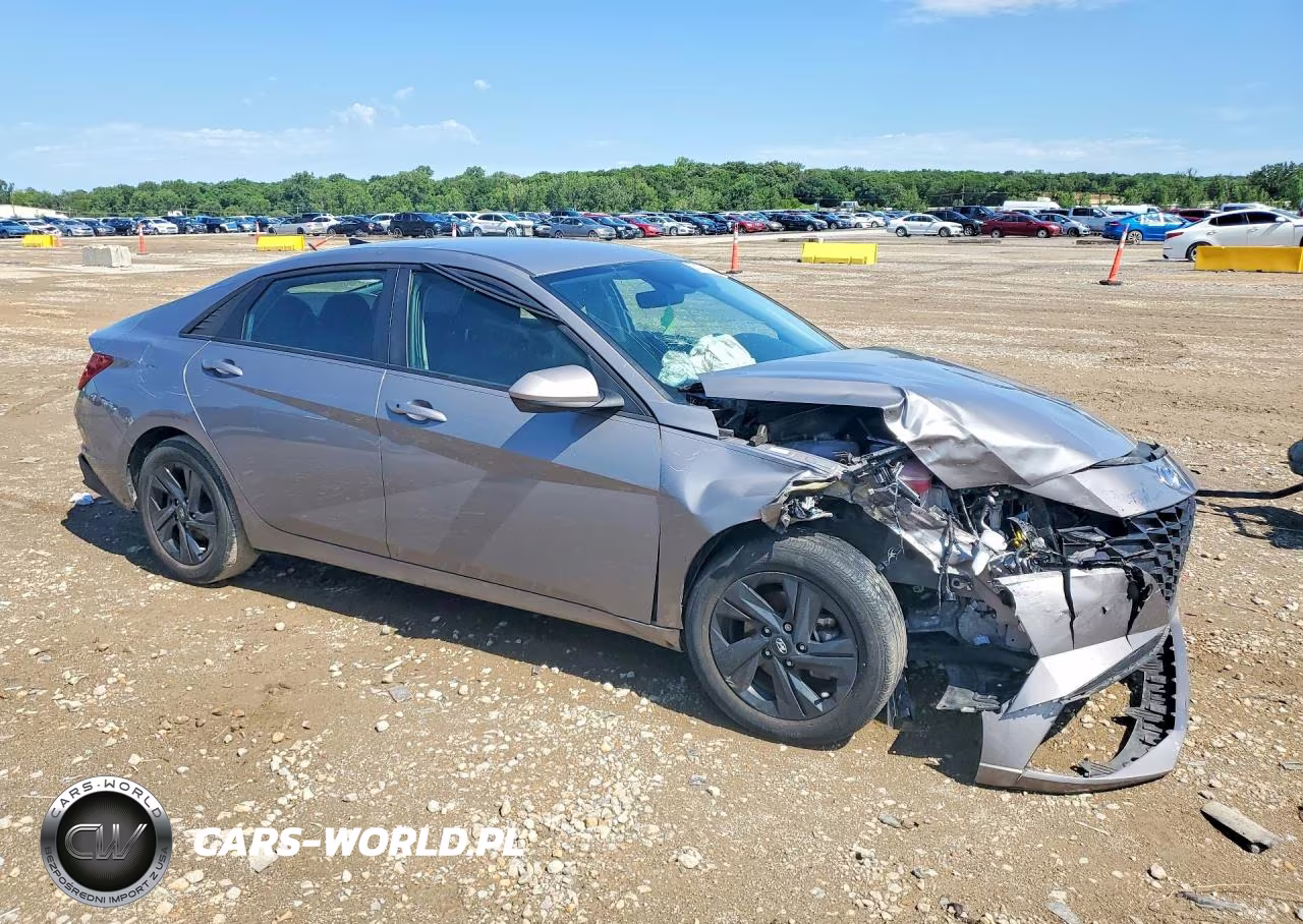 2023 Hyundai Elantra Blue VIN:KMHLM4AJXPU091230 - 4