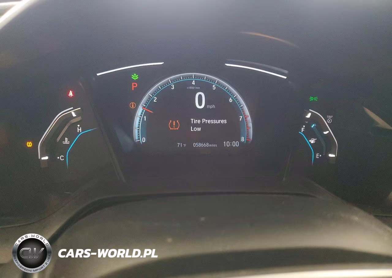 2020 Honda Civic Lx VIN:19XFC2F68LE021098 - 9