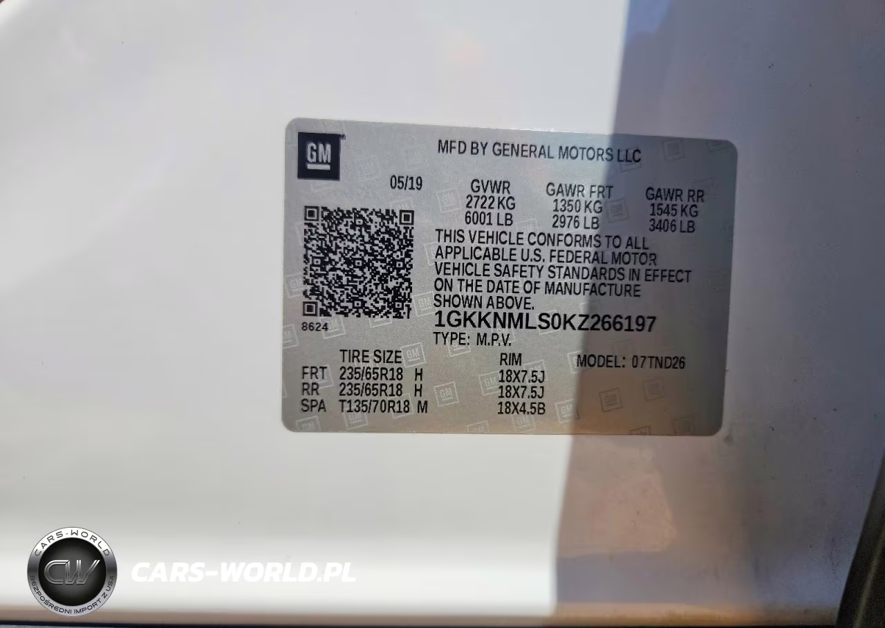 2019 GMC Acadia Slt-1 VIN:1GKKNMLS0KZ266197 - 14