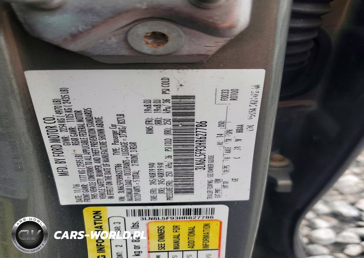 2017 Lincoln Mkz Reserve VIN:3LN6L5F93HR627786 - 12