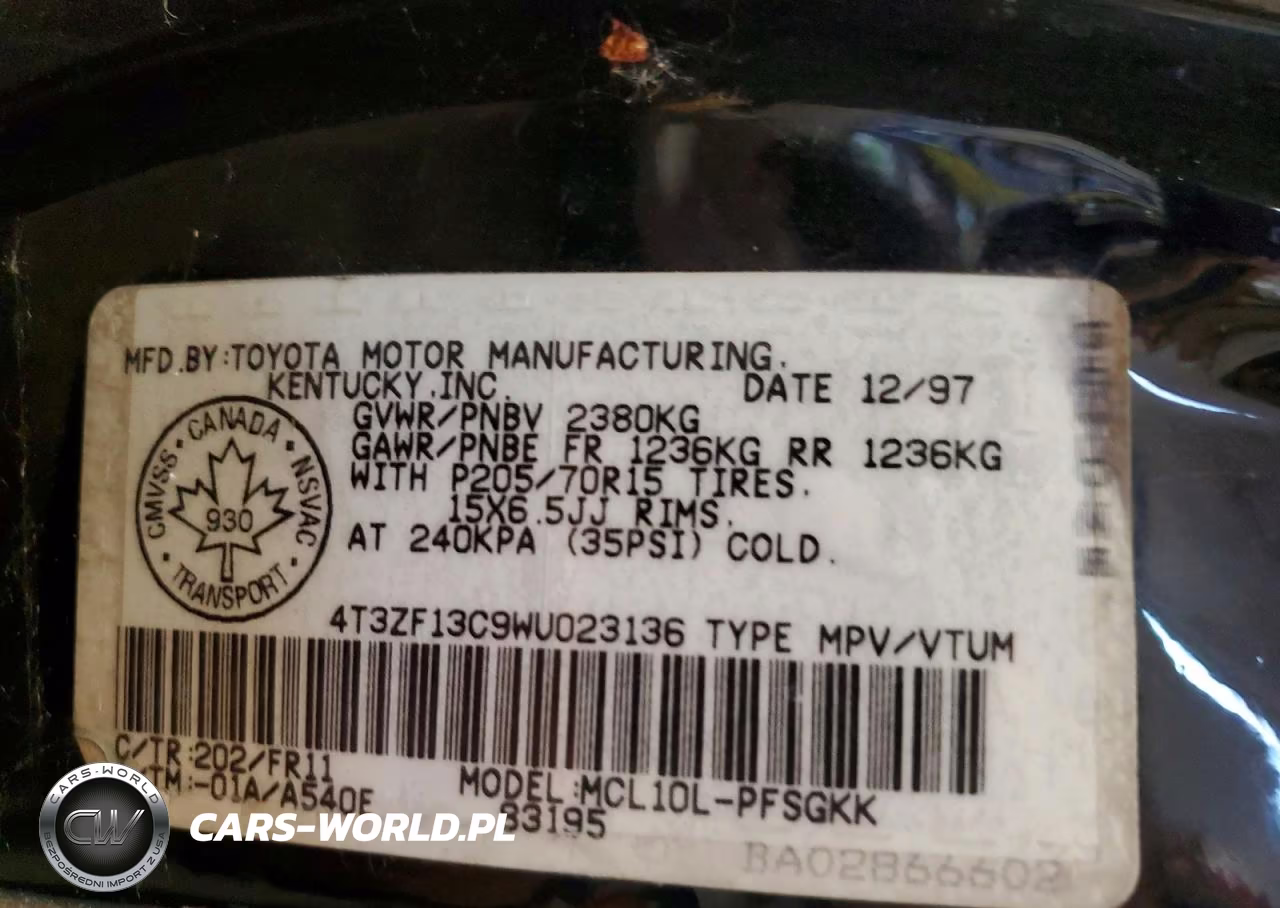1998 Toyota Sienna Le VIN:4T3ZF13C9WU023136 - 13
