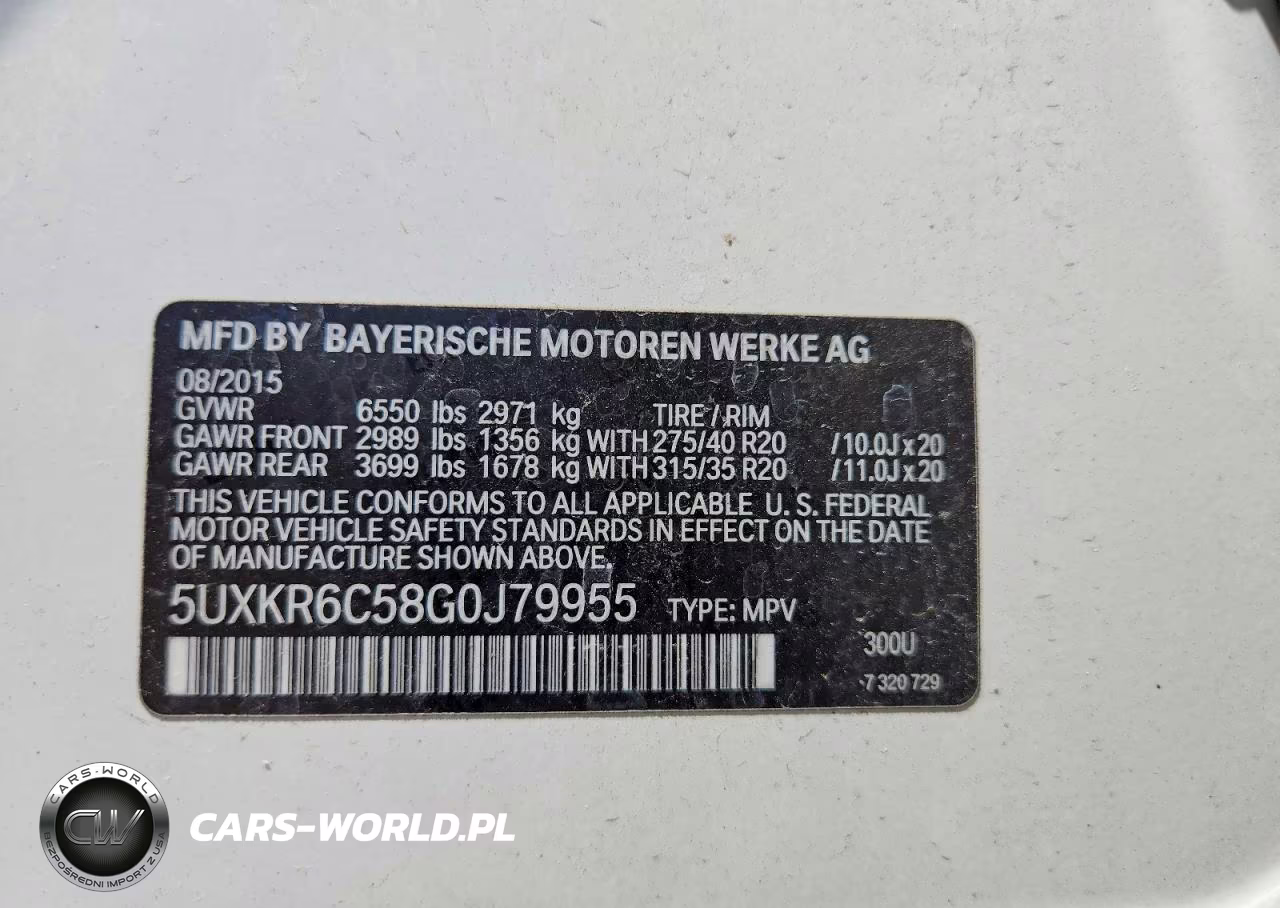 2016 BMW X5 xDrive50I VIN:5UXKR6C58G0J79955 - 13
