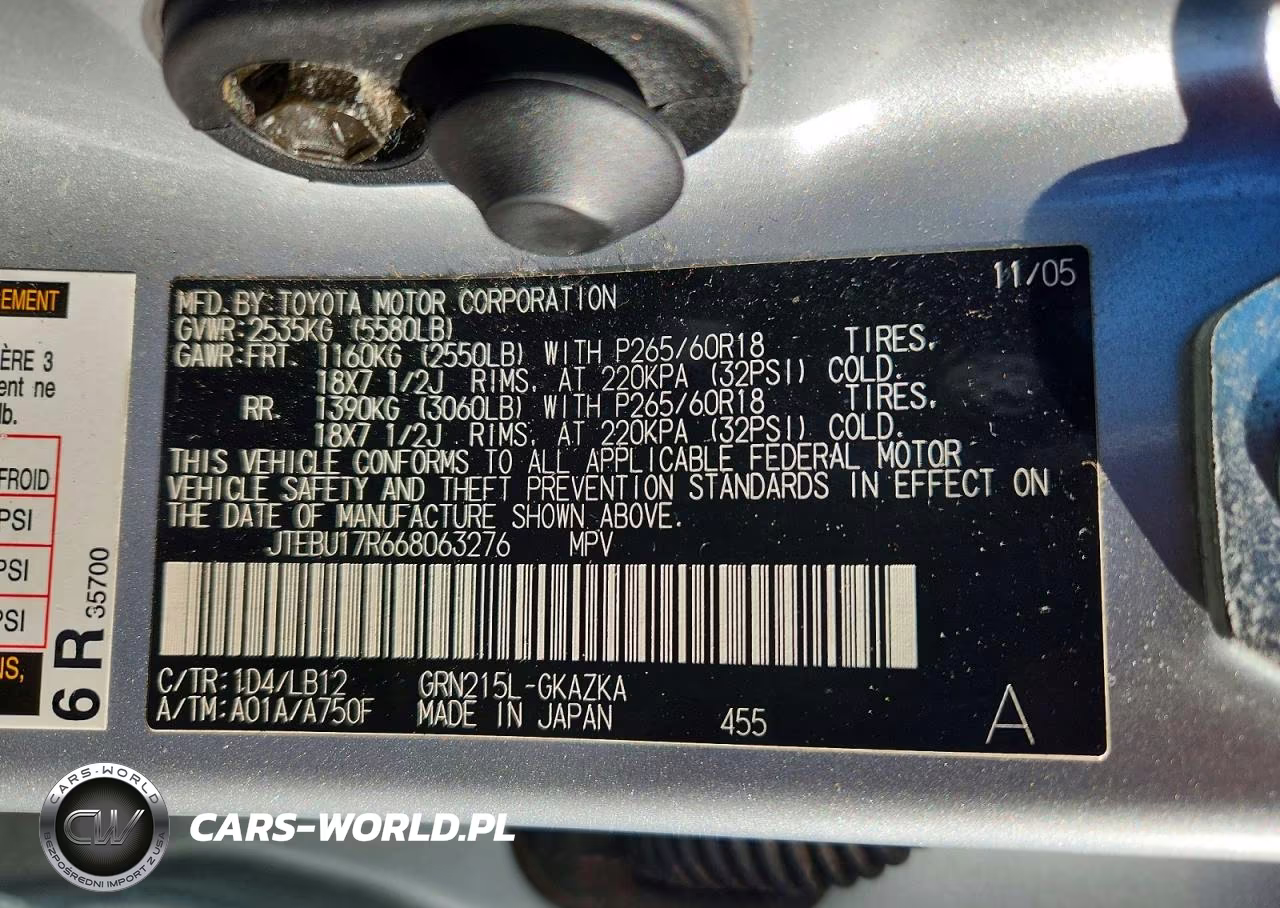 2006 Toyota 4Runner Limited VIN:JTEBU17R668063276 - 14