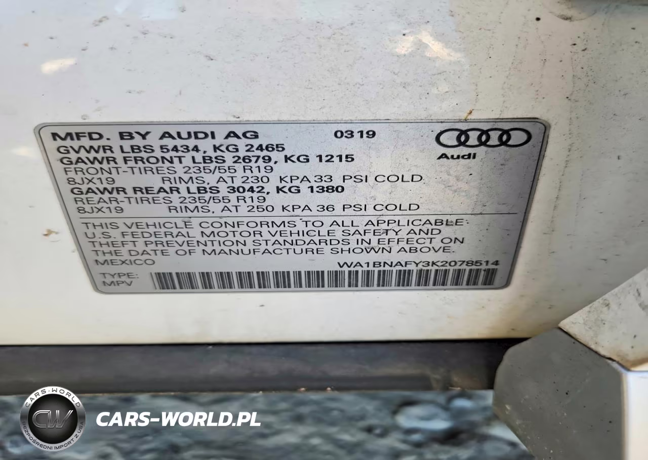 2019 Audi Q5 Premium Plus VIN:WA1BNAFY3K2078514 - 12
