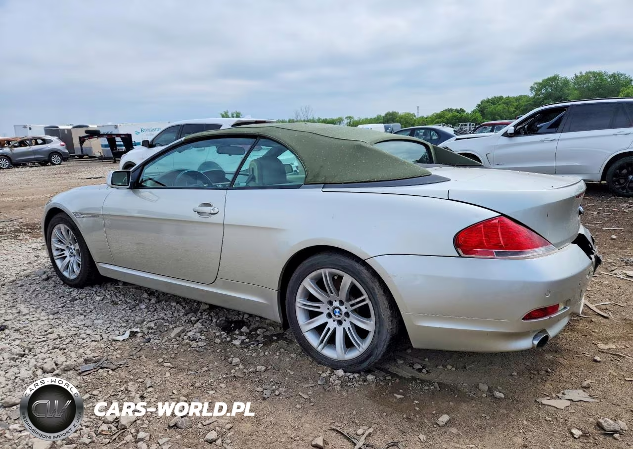 2007 BMW 650 I VIN:WBAEK135X7CN80487 - 2