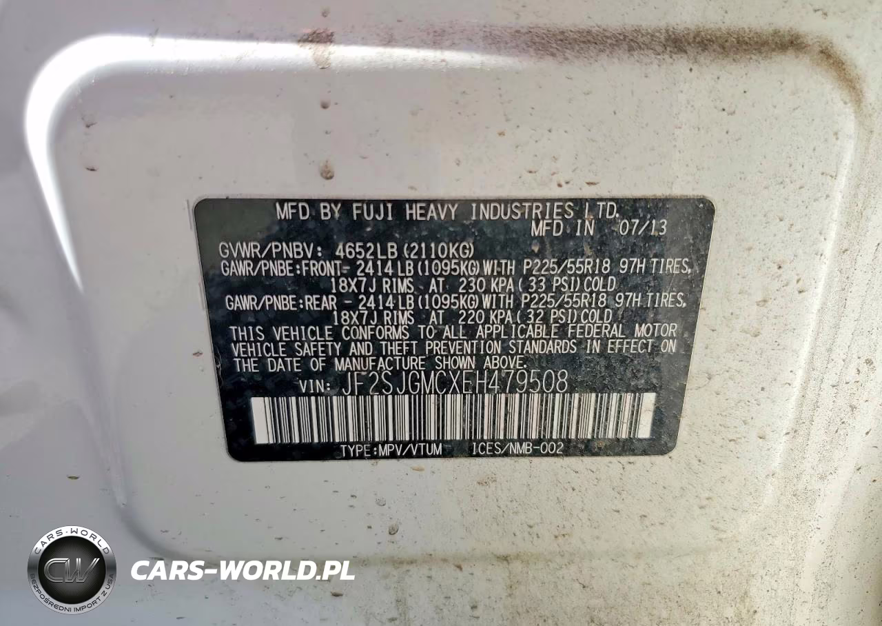 2014 Subaru Forester 2.0Xt Touring VIN:JF2SJGMCXEH479508 - 12