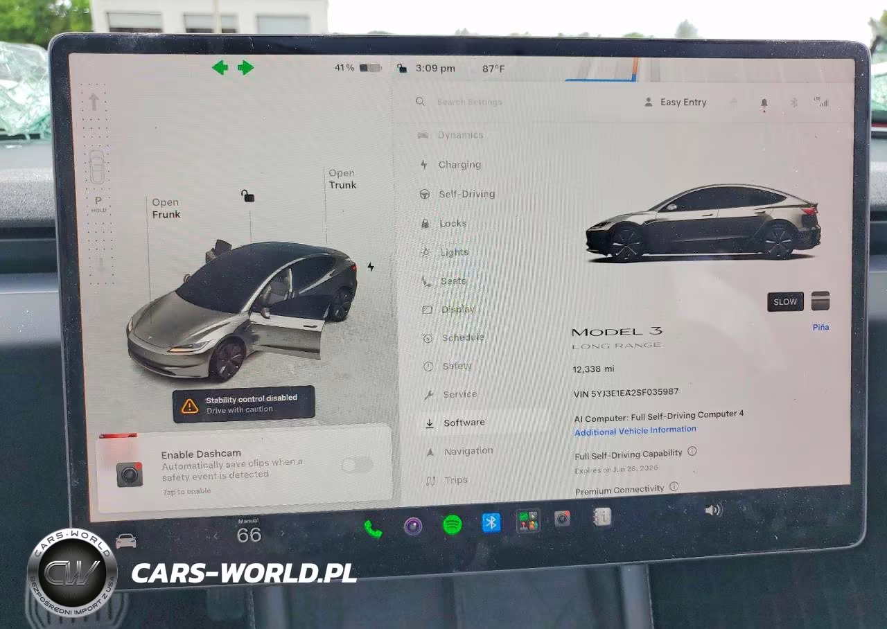 2025 Tesla Model 3 VIN:5YJ3E1EA2SF035987 - 9