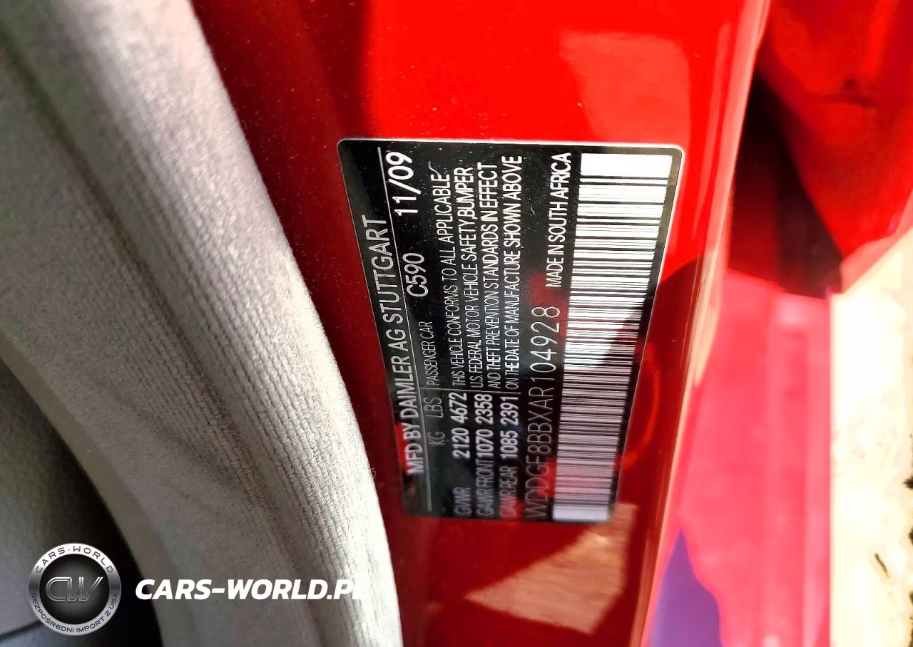 2010 Mercedes-Benz C 300 4Matic VIN:WDDGF8BBXAR104928 - 12