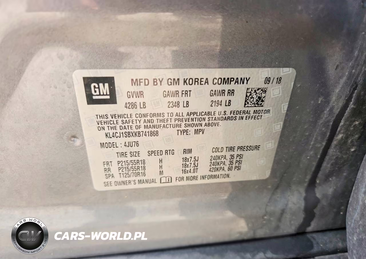 2019 Buick Encore Sport Touring VIN:KL4CJ1SBXKB741868 - 13