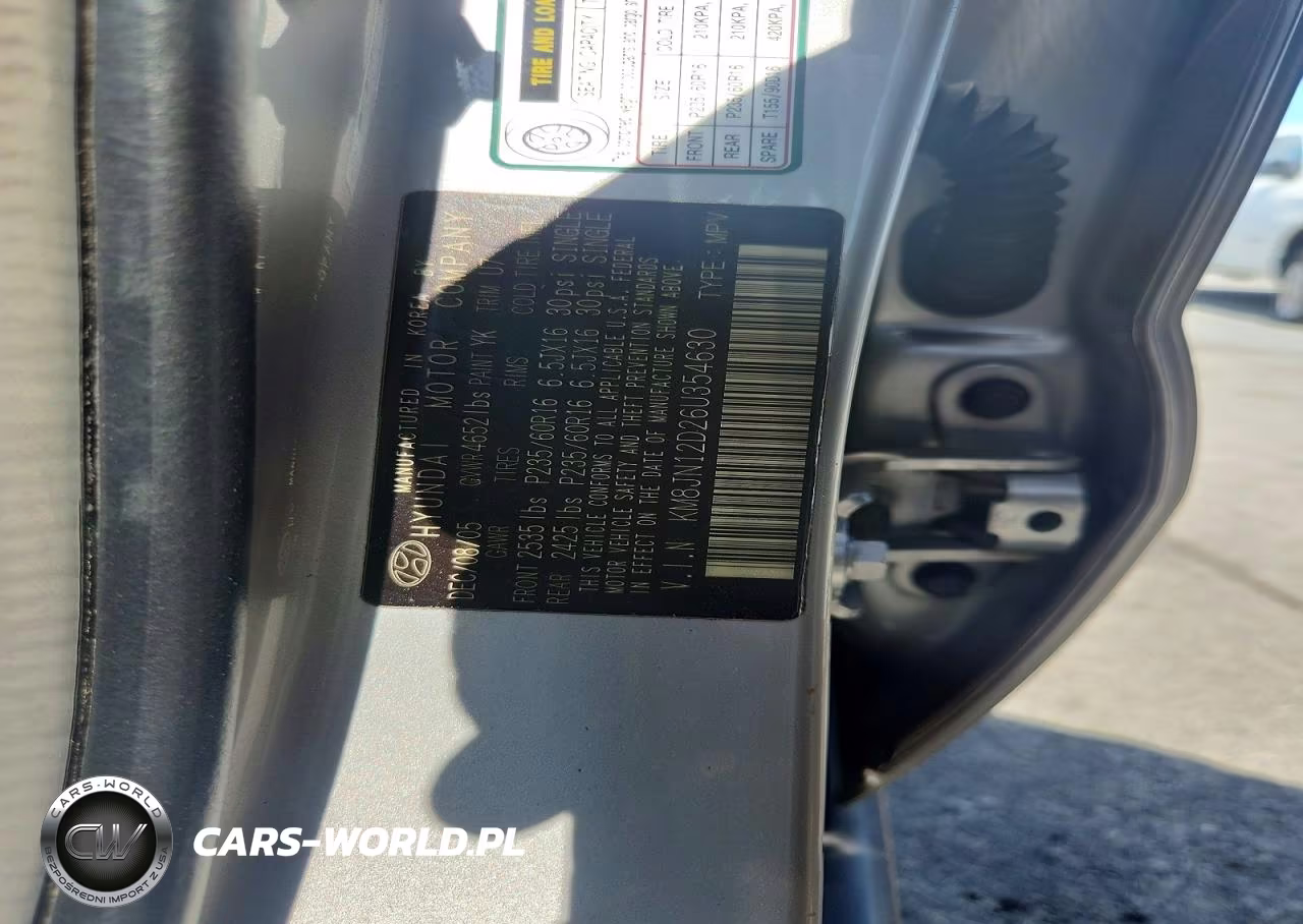 2006 Hyundai Tucson Gls VIN:KM8JN12D26U354630 - 14