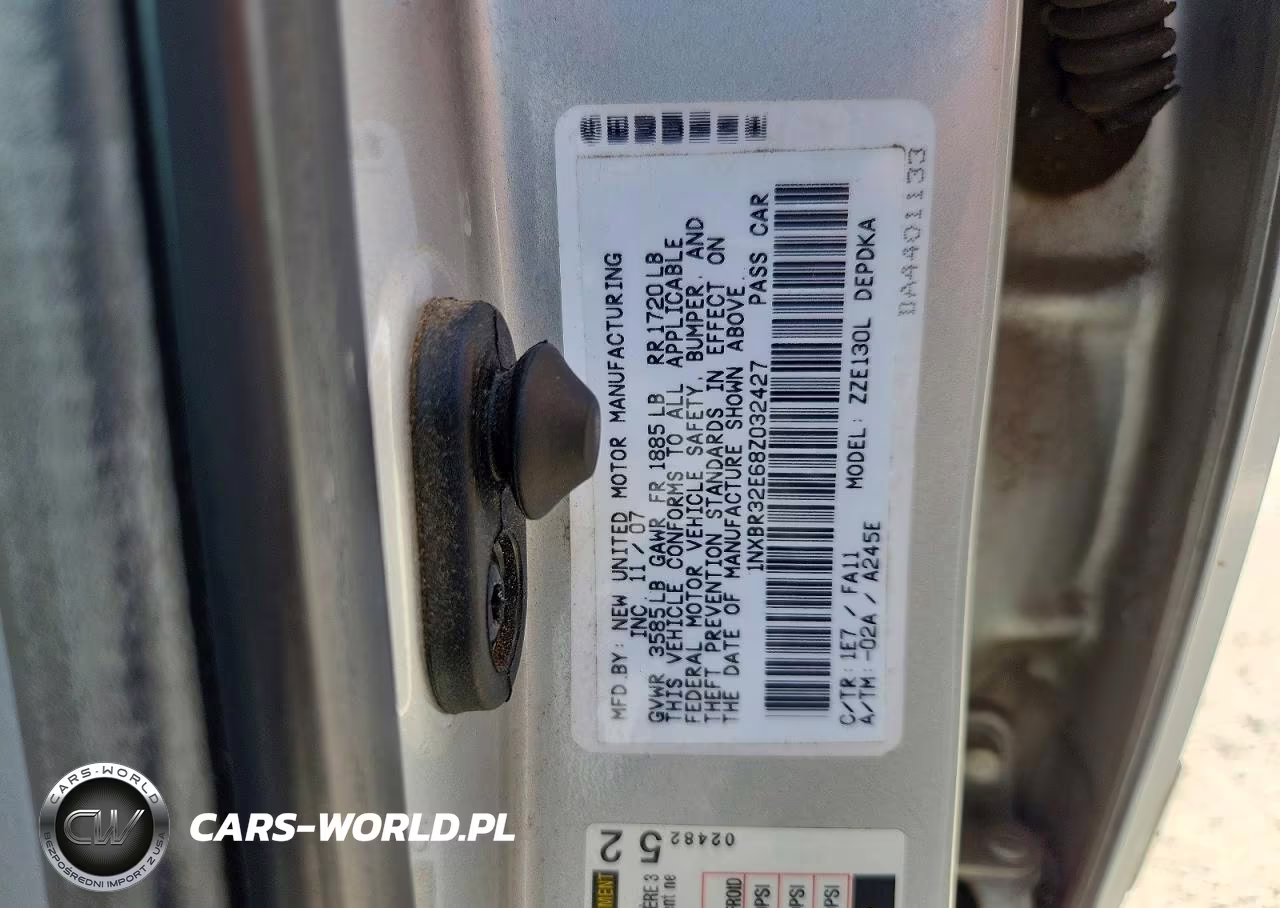 2008 Toyota Corolla Ce VIN:1NXBR32E68Z032427 - 12