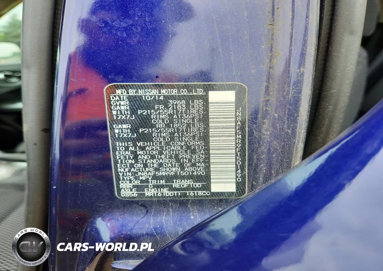 2015 Nissan Juke S VIN:JN8AF5MR9FT501490 - 12