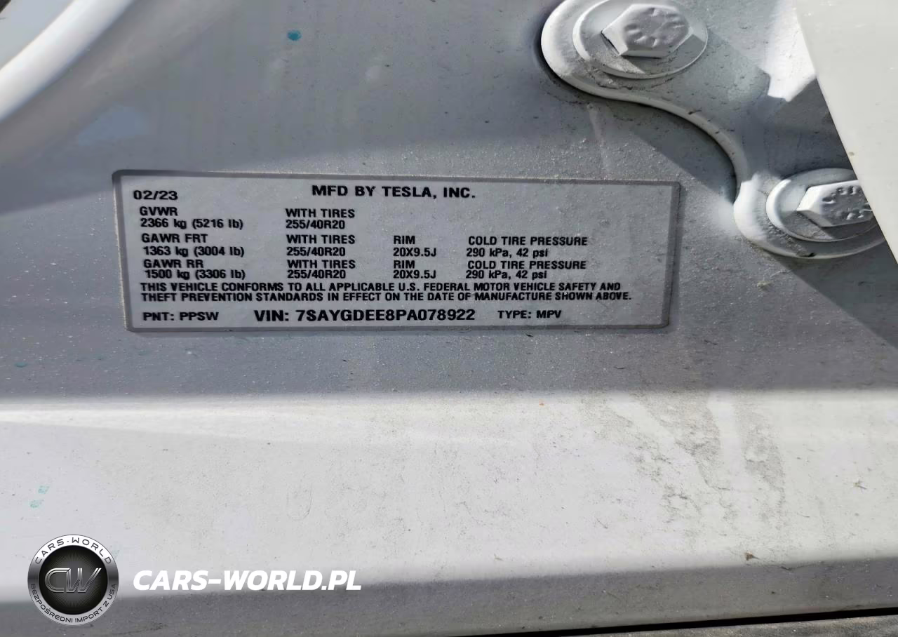 2023 Tesla Model Y VIN:7SAYGDEE8PA078922 - 12