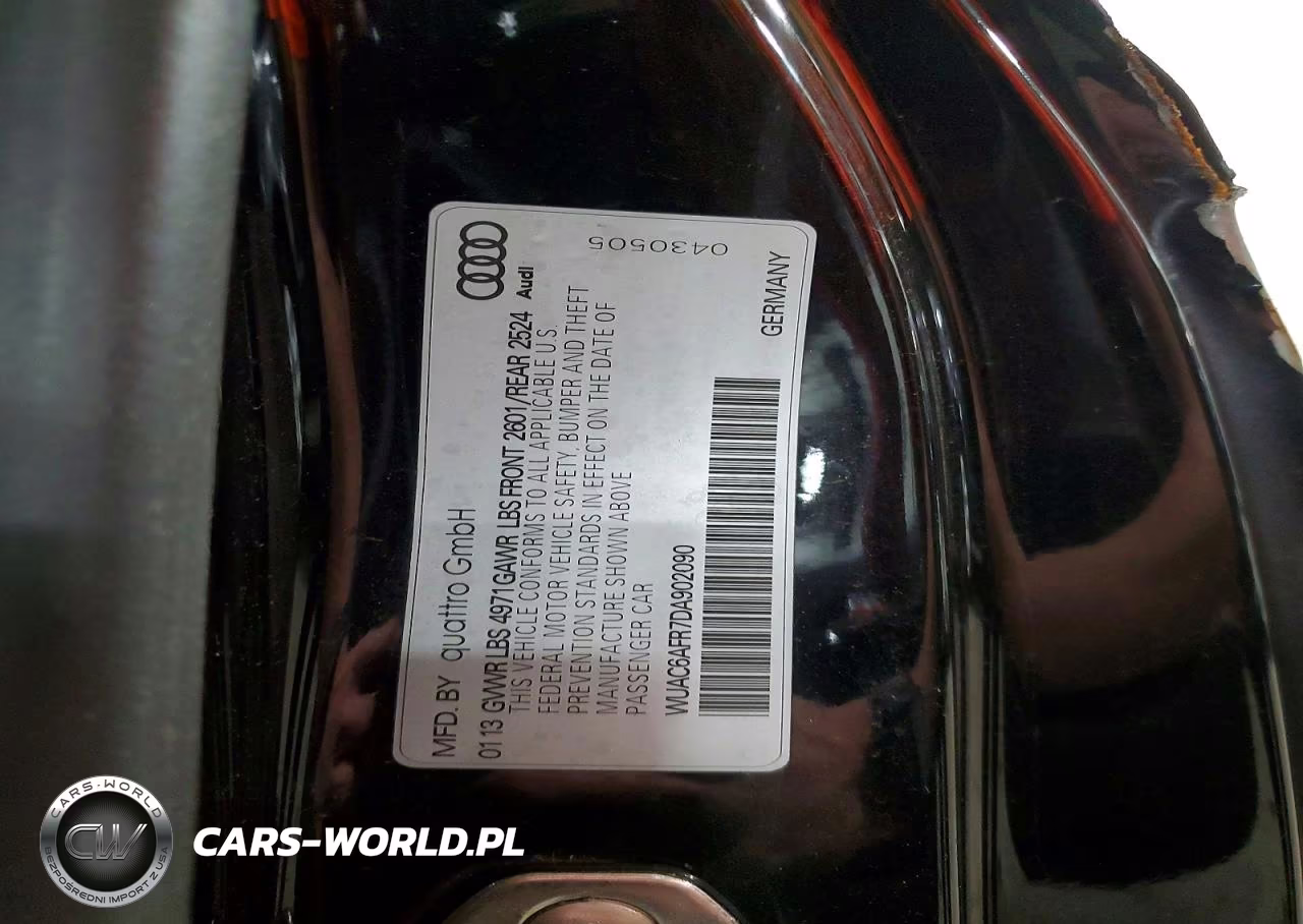 2013 Audi Rs5 VIN:WUAC6AFR7DA902090 - 12