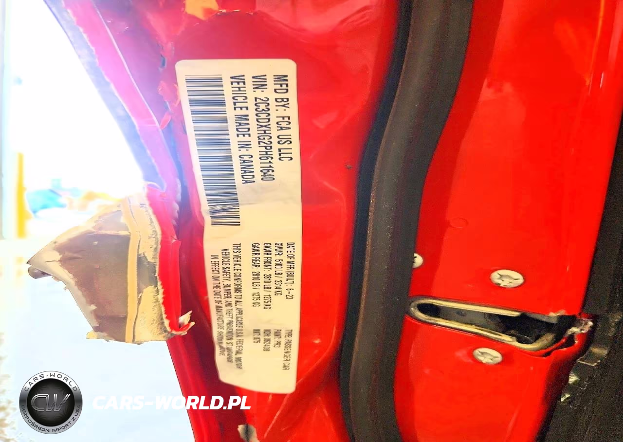 2023 Dodge Charger Gt VIN:2C3CDXHG2PH611640 - 13