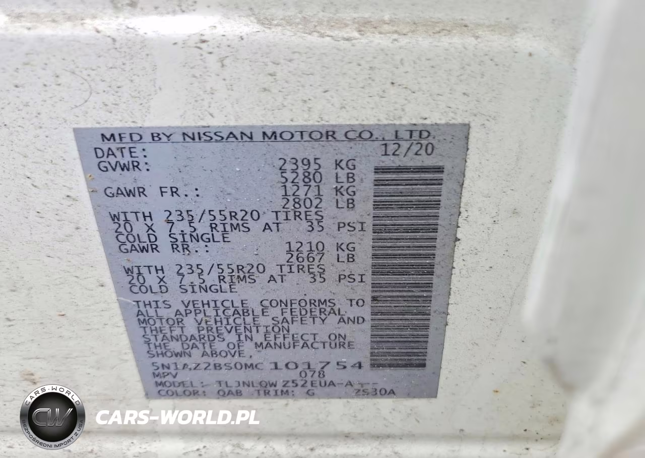 2021 Nissan Murano Sv VIN:5N1AZ2BS0MC101754 - 14