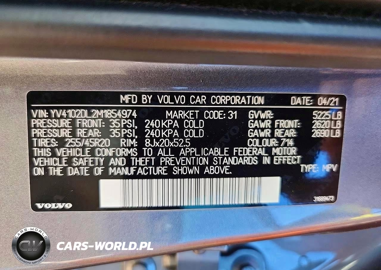 2021 Volvo Xc60 T5 Inscription VIN:YV4102DL2M1854974 - 13